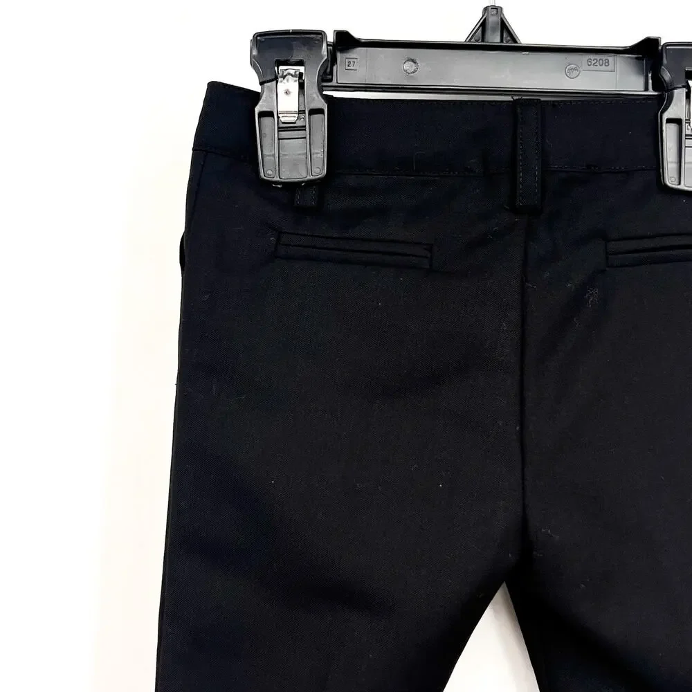BARDOT Baby Boys Oscar Suit Pants 6-9 Months Jet Black Solid Straight Leg NWT